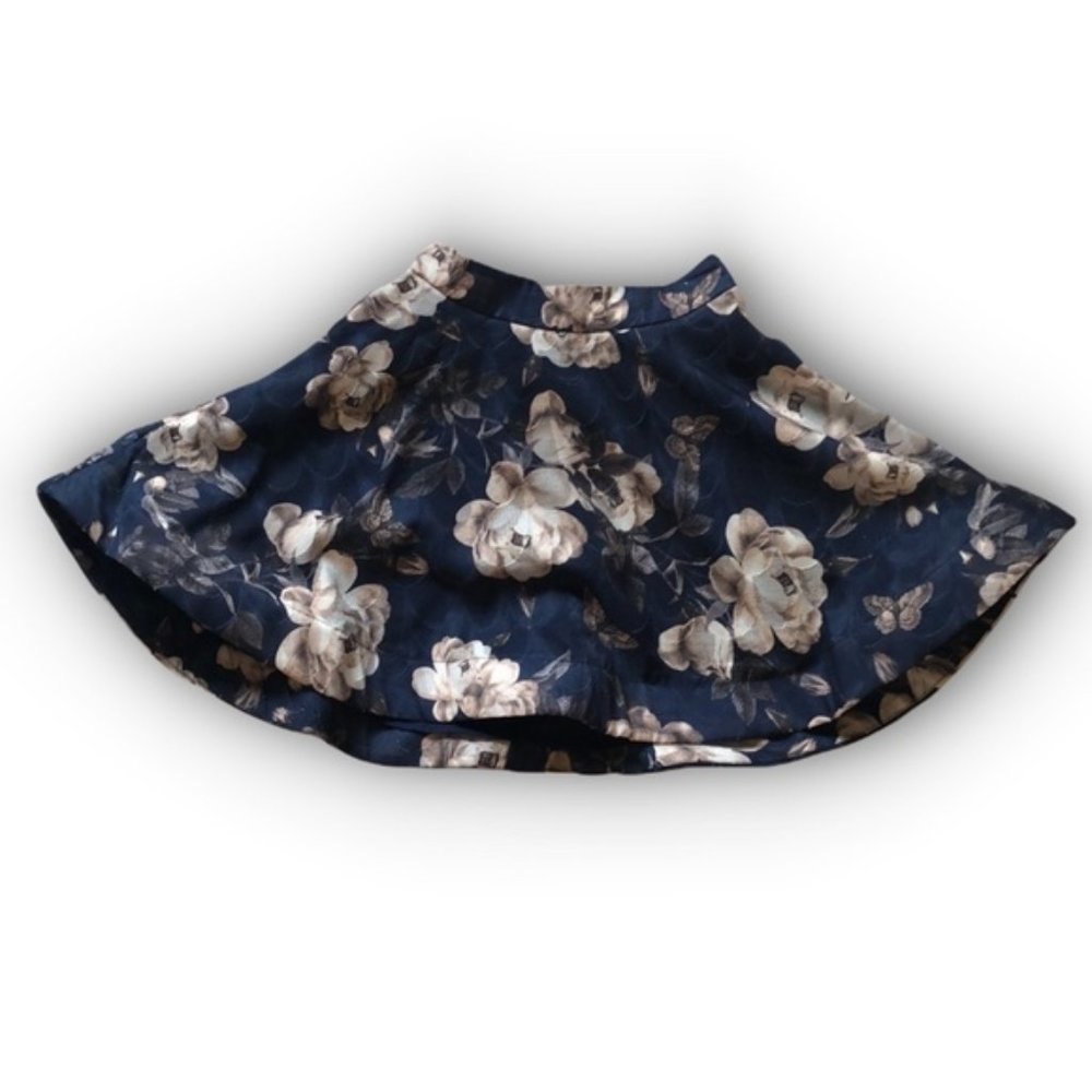 Floral skater skirt